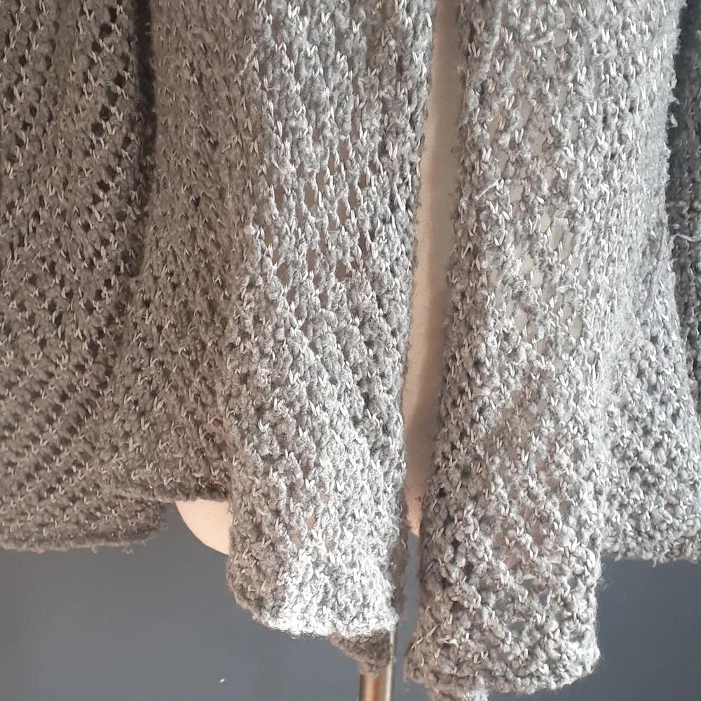 Eileen Fisher women's gray cardigan sweater size M - Picture 5 of 11